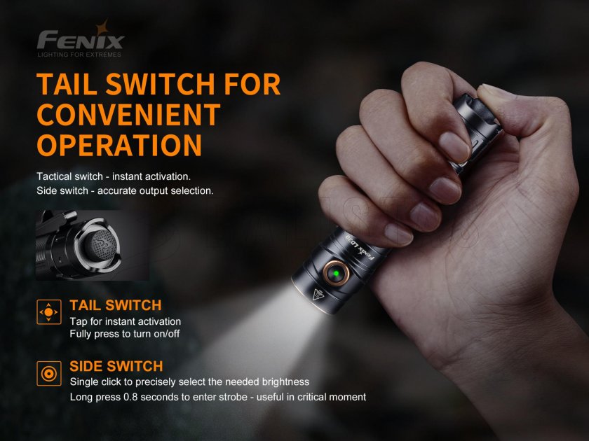 Svítilna Fenix LD30 + USB akumulátor 3500 mAh