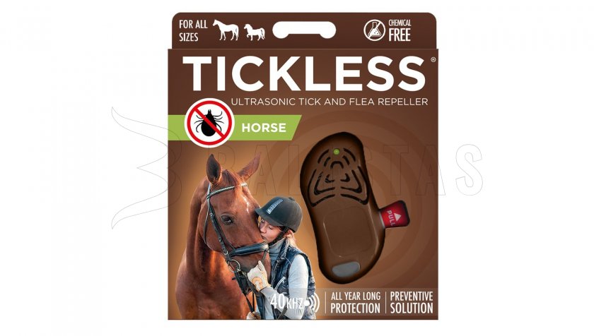 Odpuzovač klíšťat pro koně Tickless hnědý 2