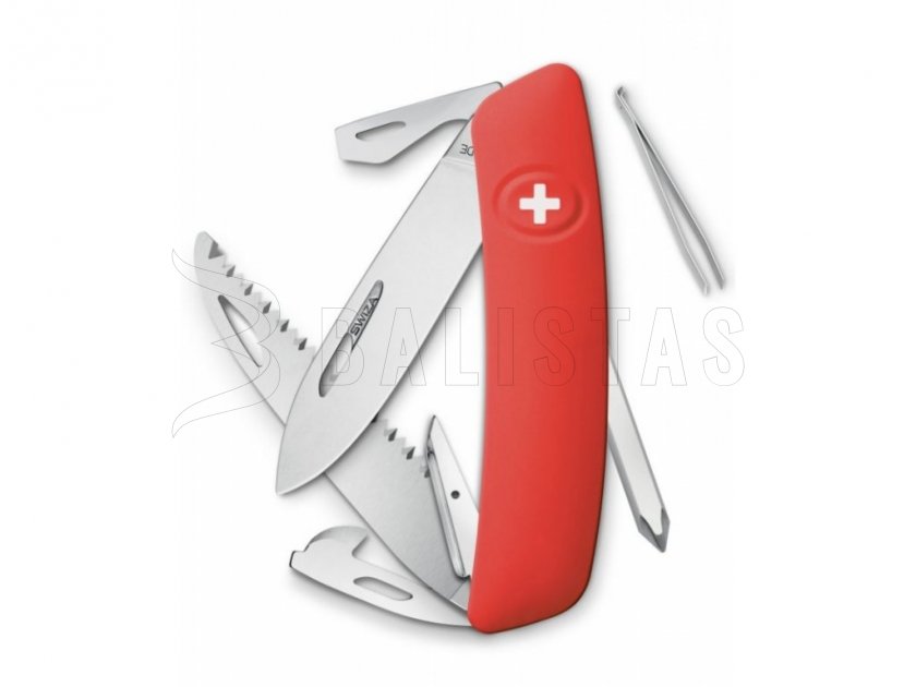 Švýcarský Kapesní nůž Swiza D06 červený