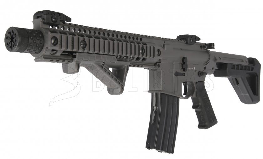 Vzduchovka Crosman DPMS SBR Full Auto 4,5mm šedá