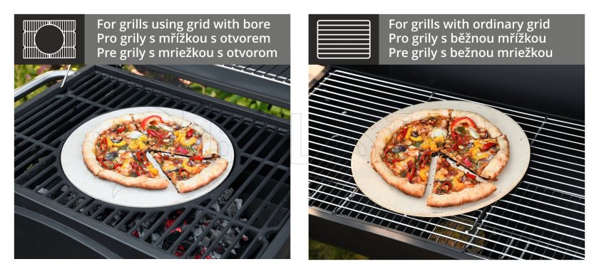 Grilovací plát kulatý PIZZA (pro grily ROYAL CLASSIC a ROYAL GRANDE)