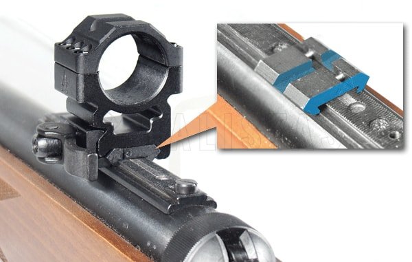 Adaptér montážní lišty 11mm na 22mm Leapers