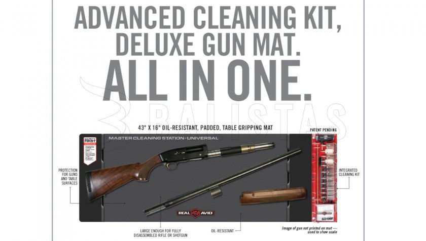 Čistící sada s podložkou Real Avid Master Cleaning Station Universal Gun