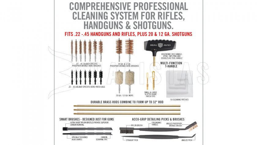 Čistící sada s podložkou Real Avid Master Cleaning Station Universal Gun
