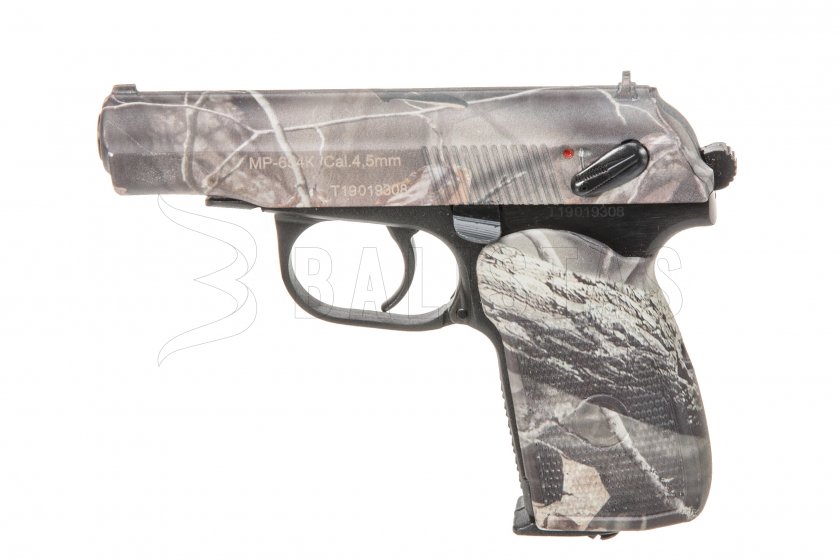 Vzduchová pistole Baikal MP-654K-23 4,5mm camo