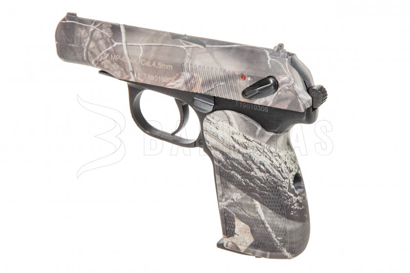 Vzduchová pistole Baikal MP-654K-23 4,5mm camo