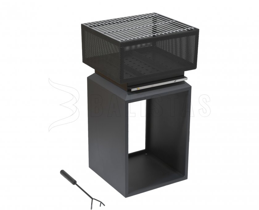 Ohniště CUBE s mřížkou 74cm