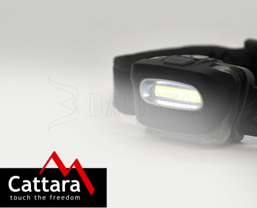 Čelovka Cattara HORNET 130lm COB 3xAAA