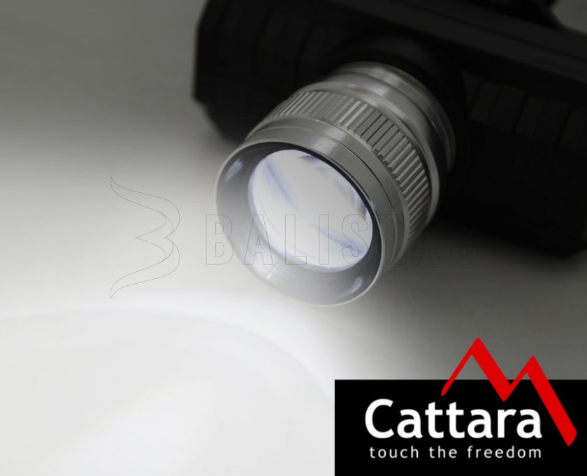 Čelovka Cattara SCORPION 90lm XPE ZOOM nabíjecí