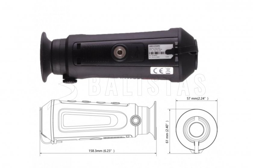 Termovizní monokulár Hikmicro LYNX LC06 3