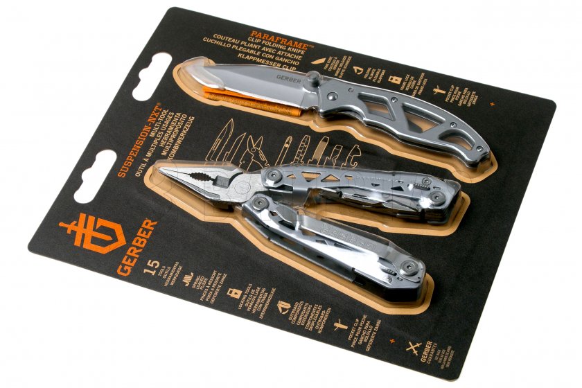 Set Kleště Gerber Suspension-NXT + Nůž Paraframe I