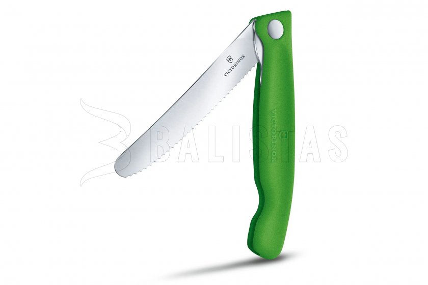 Zavírací nůž na zeleninu Victorinox vlnité ostří Zelený 3.jpg