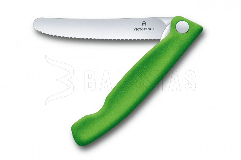 Zavírací nůž na zeleninu Victorinox vlnité ostří Zelený 1.jpg