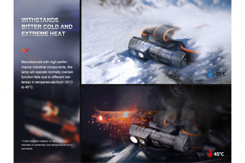 Set čelovky Fenix HM71R a svítilny Fenix E02R 4