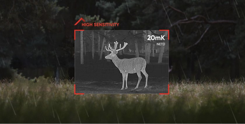 Termovizní LRF zaměřovač Hikmicro PANTHER PQ50L 2.0 7