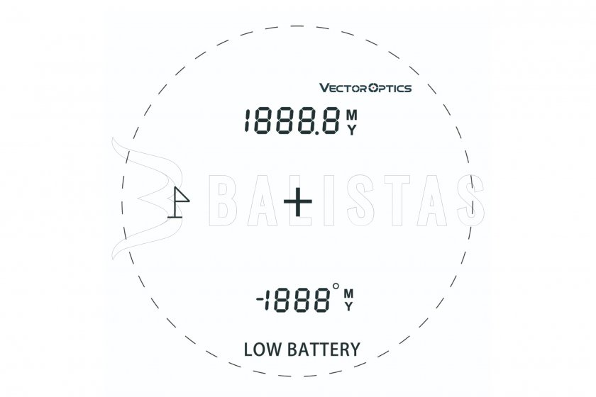 Dálkoměr Vector Optics Paragon 6X25 GENII Range Finder 12