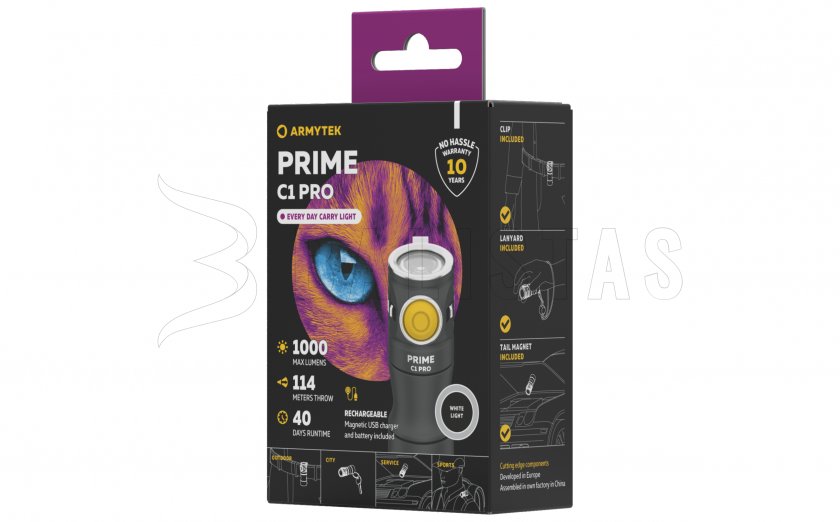 Svítilna Armytek Prime C1 Pro studené světlo 3