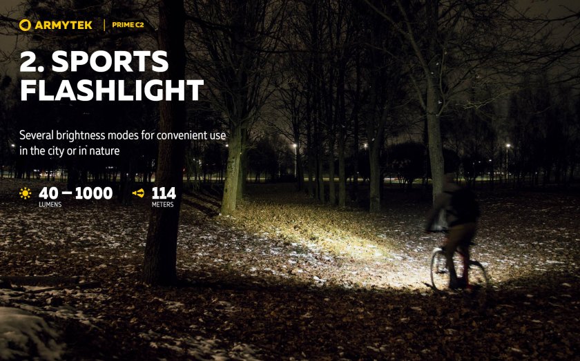Svítilna Armytek Prime C2 - studené světlo 9
