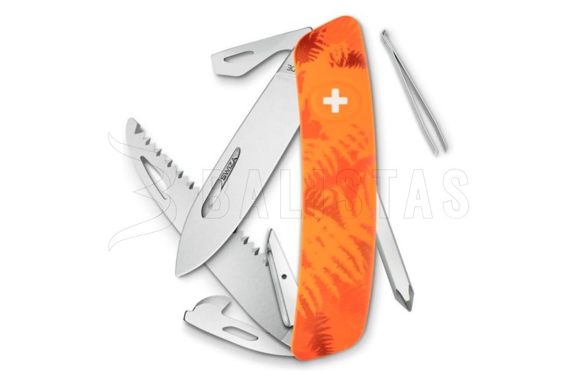 Švýcarský kapesní nůž Swiza D06 Camo Filix orange 01.jpg
