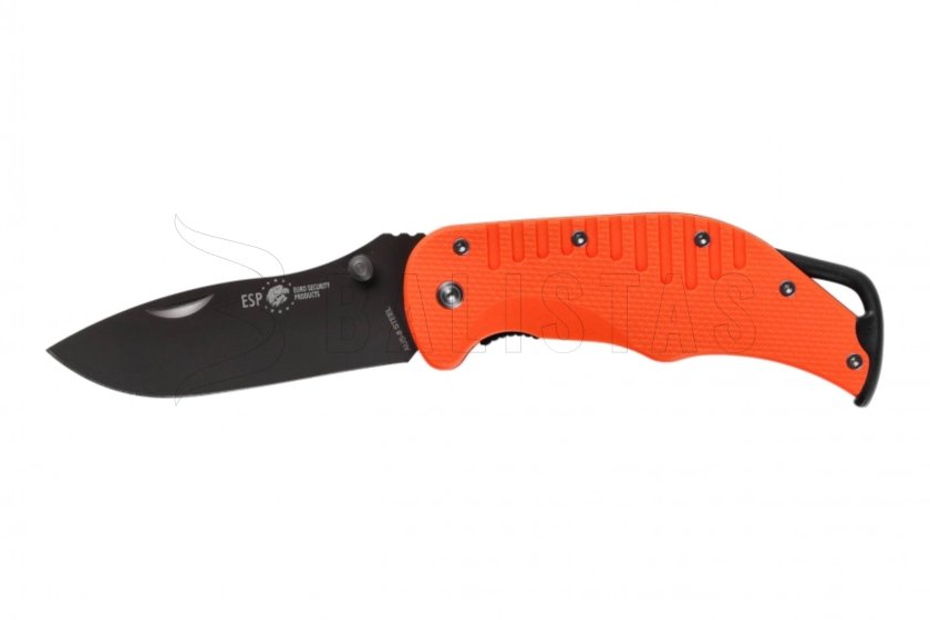 Zavírací EDC nůž ESP s hladkým ostřím - oranžový 01.jpg