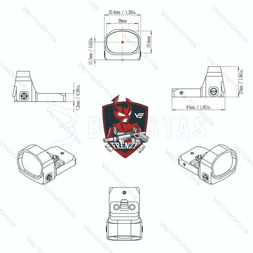 Kolimátor Vector Optics Frenzy-X 1x20x28 6 MOA Red Dot 9.png