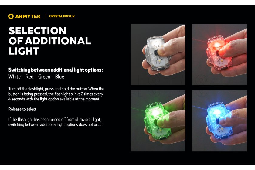 Multifunkční svítilna Armytek Crystal Pro UV - modrá 30.jpg