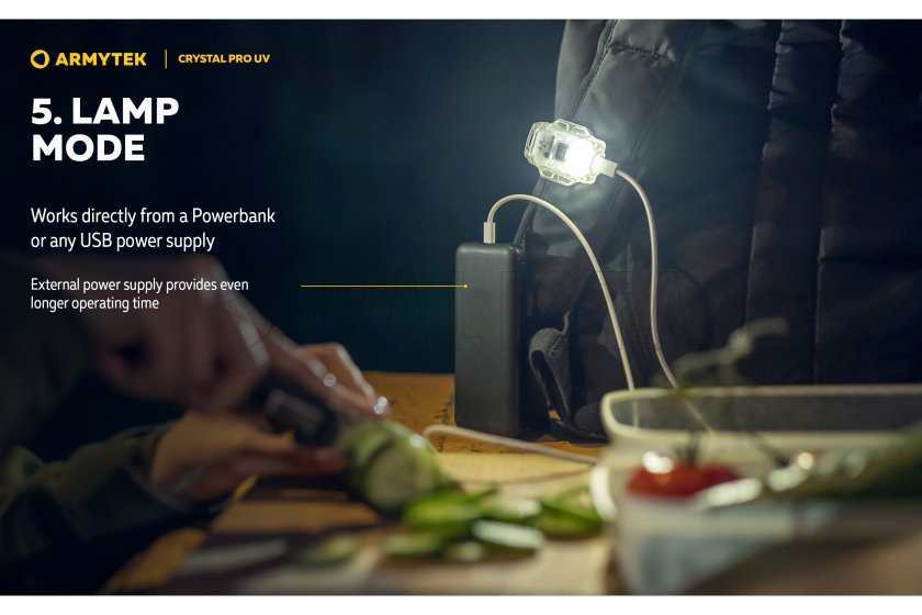 Multifunkční svítilna Armytek Crystal Pro UV - modrá 20.jpg