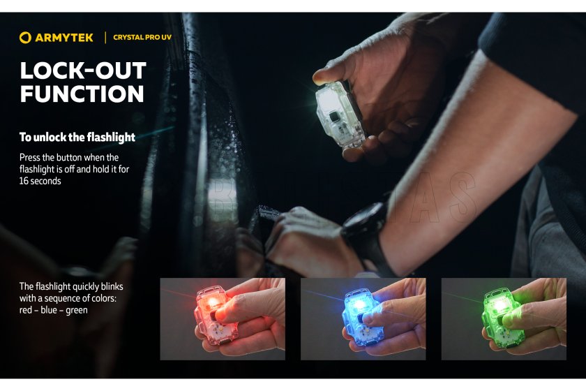 Multifunkční svítilna Armytek Crystal Pro UV - modrá 29.jpg