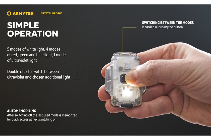 Multifunkční svítilna Armytek Crystal Pro UV - modrá 27.jpg