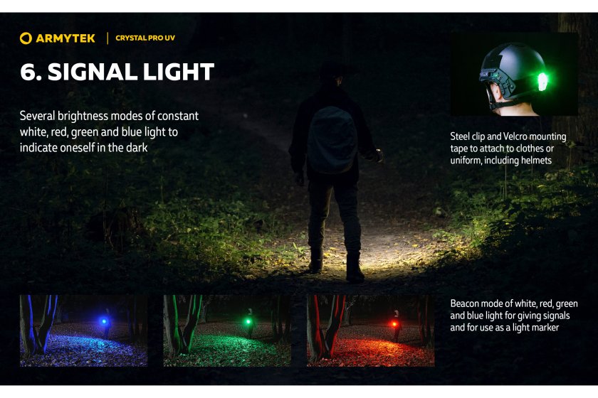 Multifunkční svítilna Armytek Crystal Pro UV - modrá 21.jpg