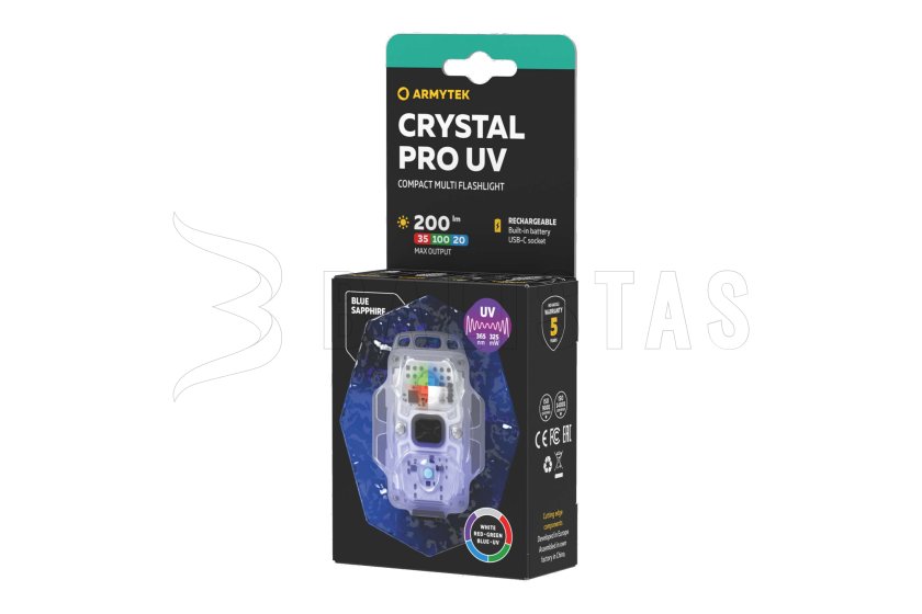 Multifunkční svítilna Armytek Crystal Pro UV - modrá 38.jpg