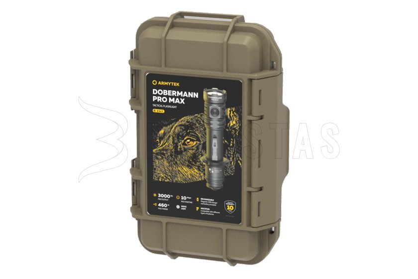 Svítilna Armytek Dobermann PRO MAX bílé světlo 3