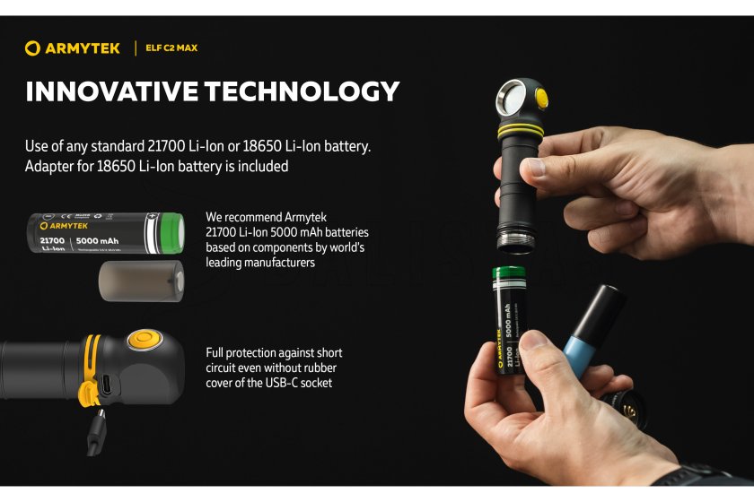 Multifunkční svítilna Armytek Elf C2 MAX USB-C bíle světlo 28.jpg
