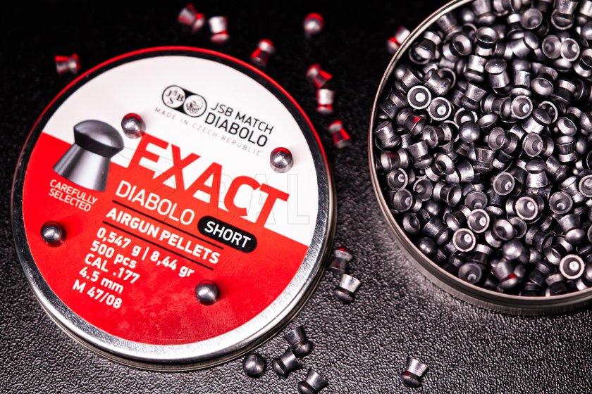 Diabolo JSB Exact Short 4,52mm 500ks 2