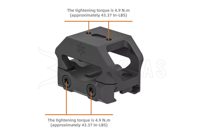 Montáž VAS™ Red Dot Sight Picatinny - střední 12