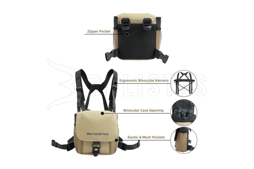 Brašna na dalekohled Vector Optics Harness Pro béžová 8