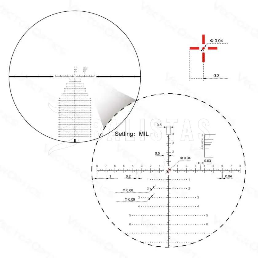 Puškohled Vector Optics Continental x6 4-24x56 FFP FDE PRS 13.webp