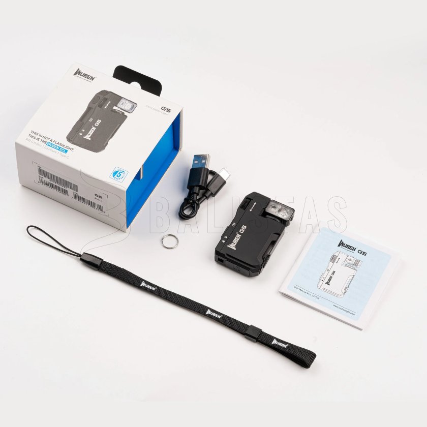Svítilna Wuben G5 Black 5