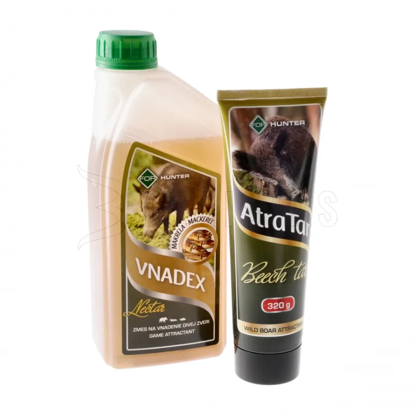 Vnadidlo Vnadex Nectar 1 kg Uzená makrela + 320 g bukového dehtu AtraTar