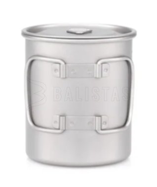 Titanový hrnek Keith s víčkem 450ml 5