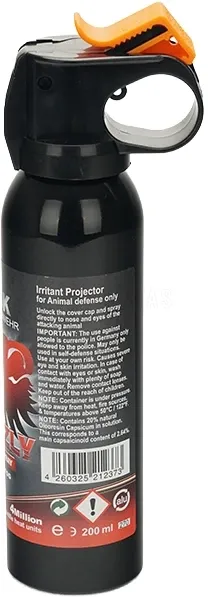 Pepřový sprej na medvědy KKS VESK Grizzly 200ml 2