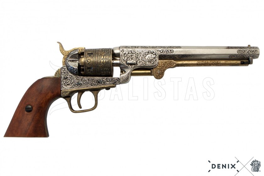 Replika Colt Navy 1851 – mosaz