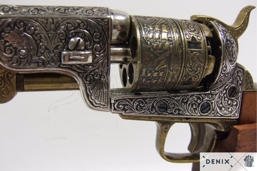 Replika Colt Navy 1851 – mosaz 8