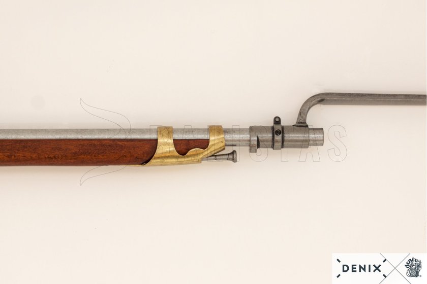 Replika Francouzská křesadlová puška s bajonetem, 1806 5