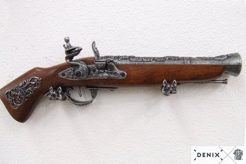 Replika Křesadlová pistole Blunderbuss, Rakousko 18. století 10