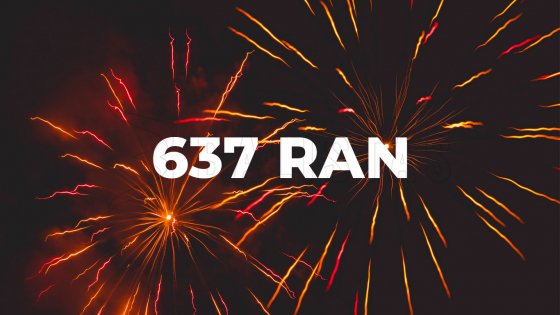 Sestavený kompaktní ohňostroj 637 ran