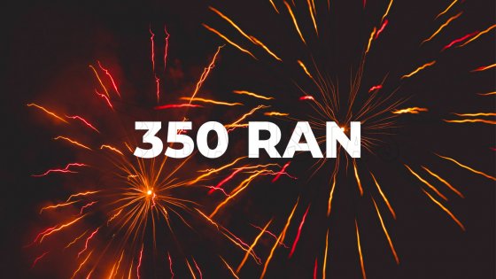 Sestavený kompaktní ohňostroj 350 ran