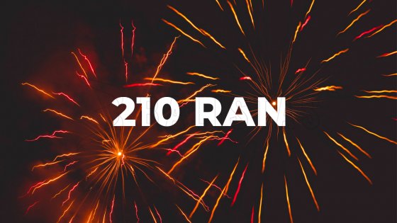 Sestavený kompaktní ohňostroj 210 ran L