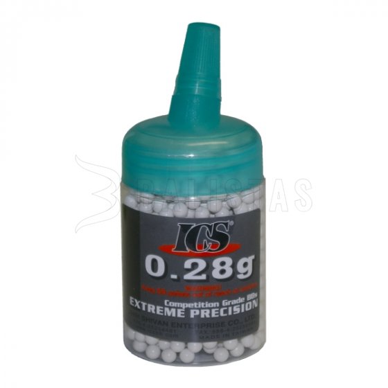 Kuličky ICS 0,28g 1000ks láhev