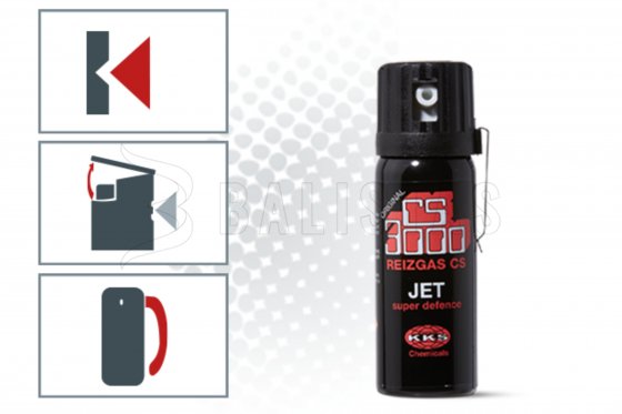 Slzný sprej KKS CS 3000 Jet 50ml
